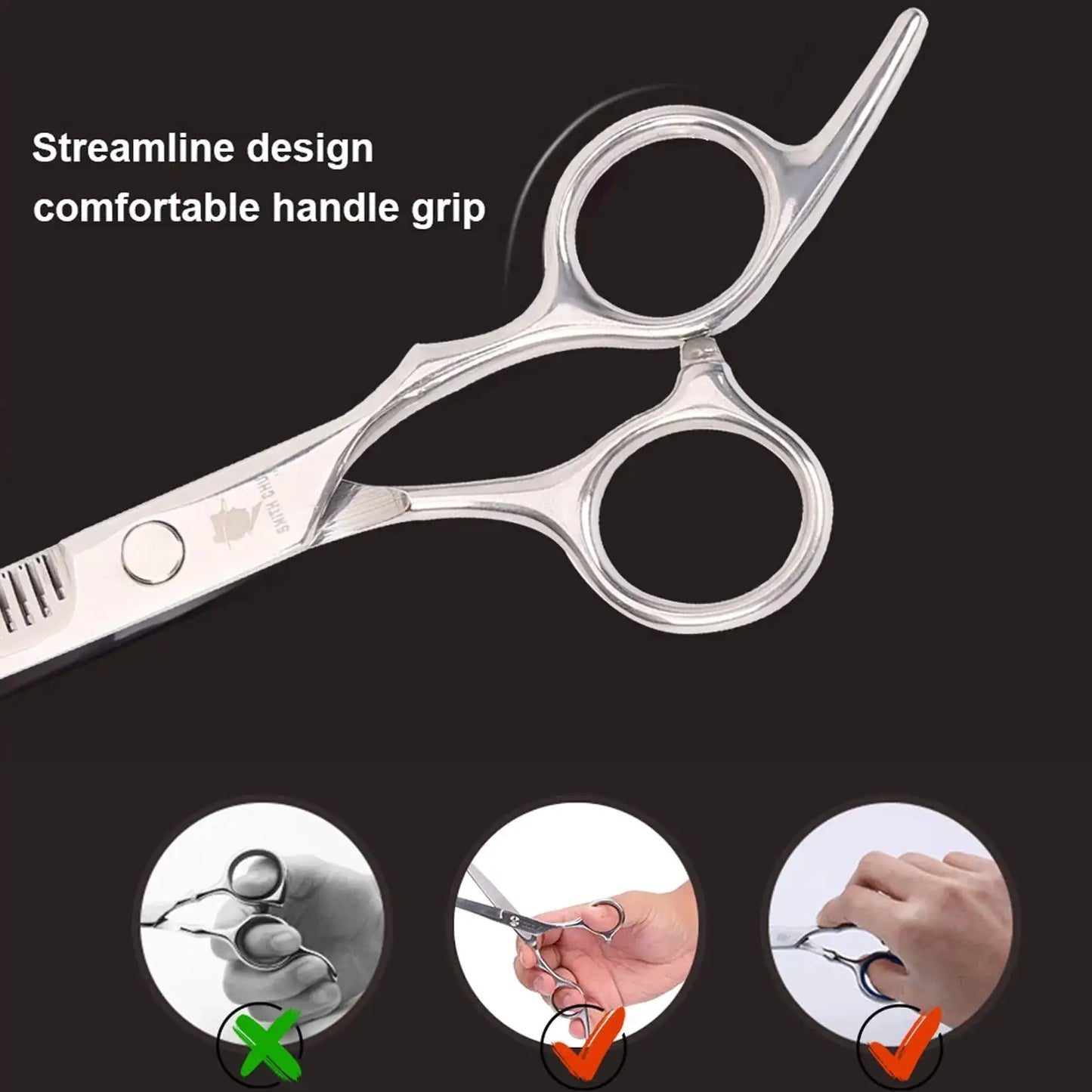 Professional Haircutting Shears Set – 6 Inch Stainless Steel Barber Scissors