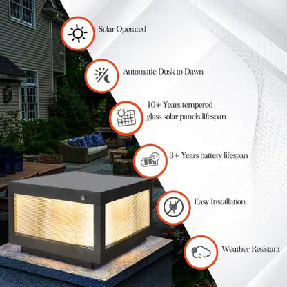 Eco-Friendly Dimmable Solar Wall Light - Twin Pack