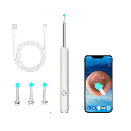 Wireless Smart HD Ear Endoscope – Safe & Easy Ear Cleaning Tool