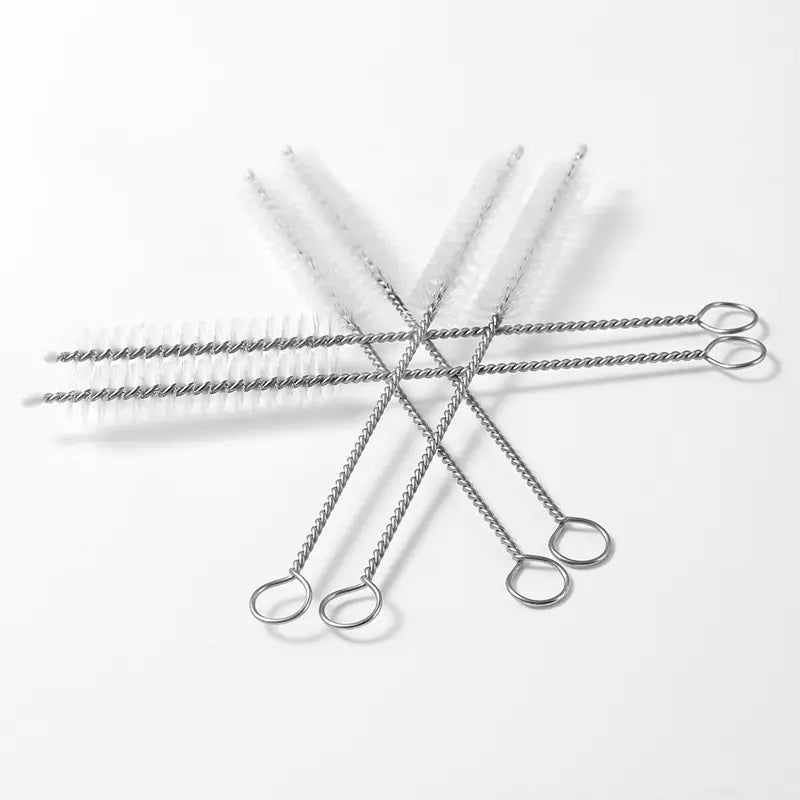 Stainless Steel Straw Cleaning Brush – Bottle & Tube Cleaner (120mm)