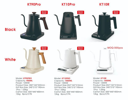 Electric Kettle with Constant Temperature – 1.0L Stainless Steel