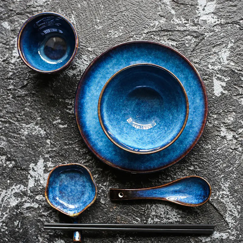 Ceramic Tableware Set for Home and Restaurant (5 Pieces)