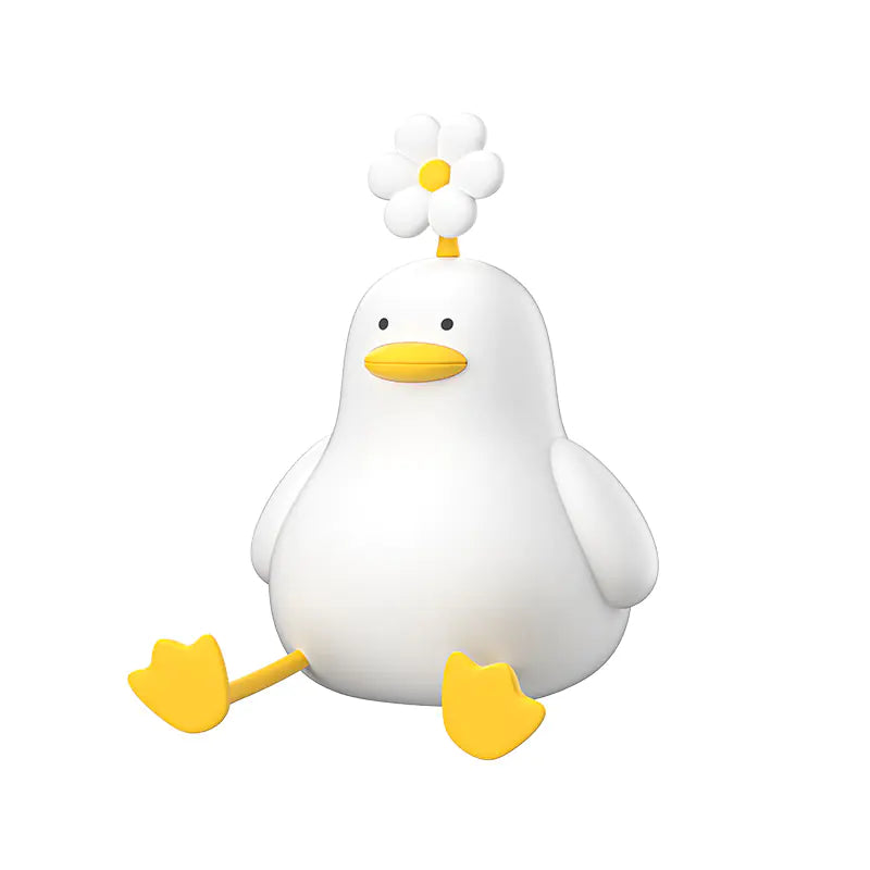 Cute Silicone Duck Night Light for Kids and Girls