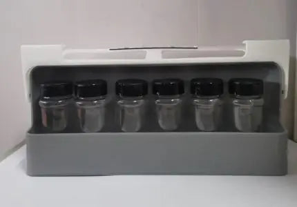 Multi-Compartment Hanging Kitchen Spice Rack | Seasoning Bottle Organizer with Optional Bottles