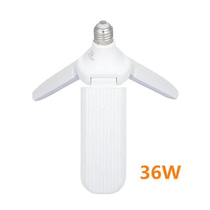 LED Folding Garage Light with Sensor and Bulb Design