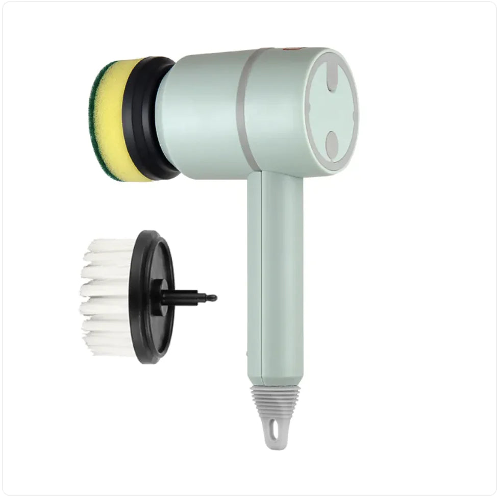 Rechargeable Electric Cleaning Brush – Multi-Head Cordless Scrubber