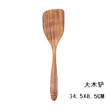 Wooden Cooking Utensils – Nonstick Safe Kitchen Tool Set (9–11 pcs)