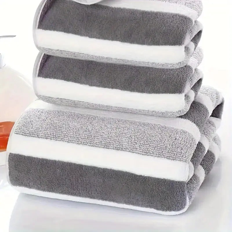 Soft Bath Towel Set 3-Piece