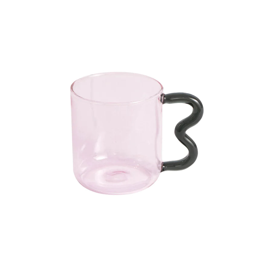 Colored Glass Art Mug – Handmade Heat-Resistant Mug 370ml