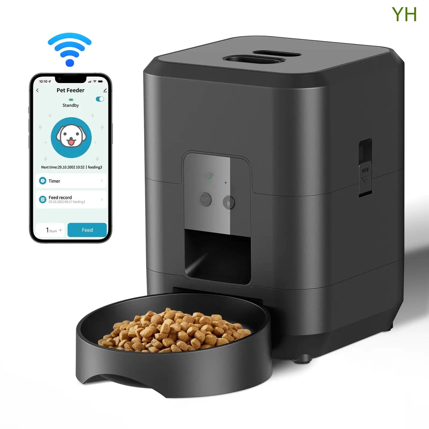 Smart Automatic Cat Feeder with Timer & WiFi