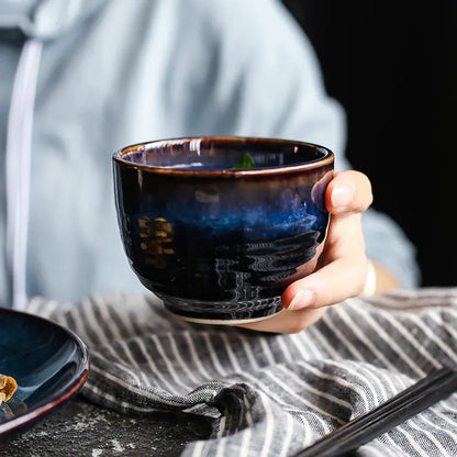 Ceramic Tableware Set for Home and Restaurant (5 Pieces)