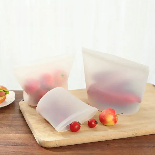 Reusable Silicone Food Storage Bag – Leakproof Freezer Envelope (500–1500ml)