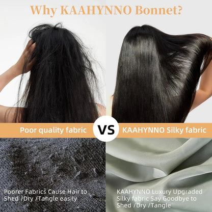 Satin Sleep Hair Bonnet – Frizz-Free Protection for Curly & Natural Hair