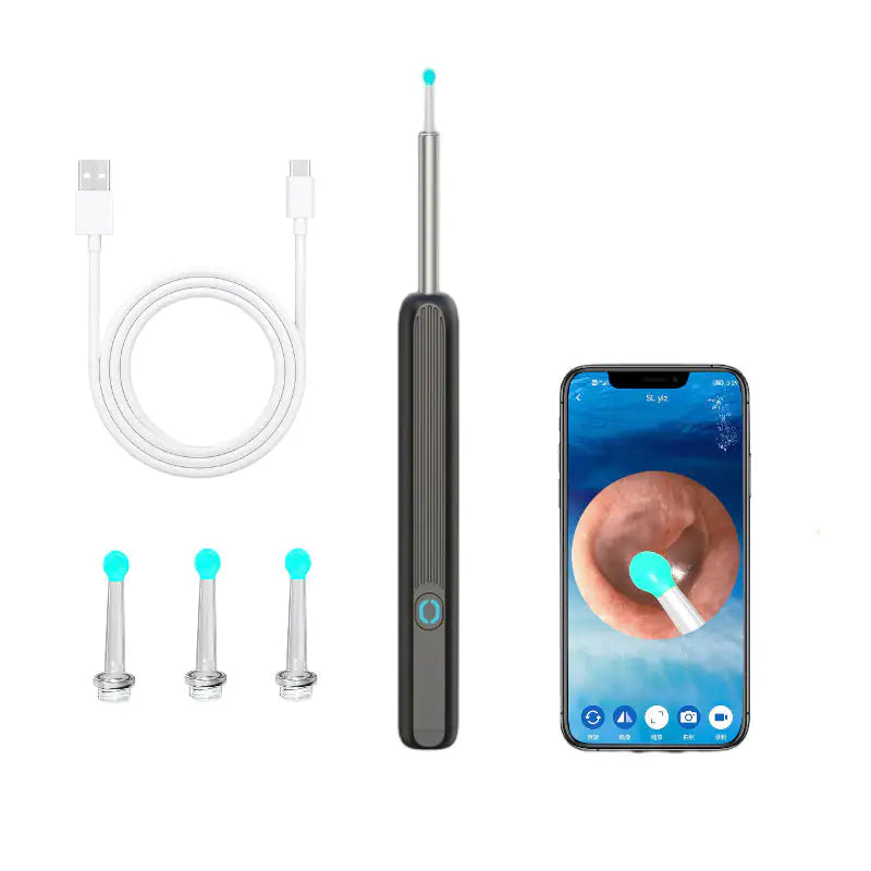 Wireless Smart HD Ear Endoscope – Safe & Easy Ear Cleaning Tool