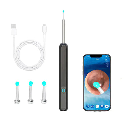 Wireless Smart HD Ear Endoscope – Safe & Easy Ear Cleaning Tool
