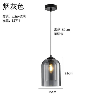 Nordic Minimalist Creative Glass Pendant Light