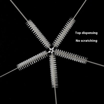 Stainless Steel Straw Cleaning Brush – Bottle & Tube Cleaner (120mm)