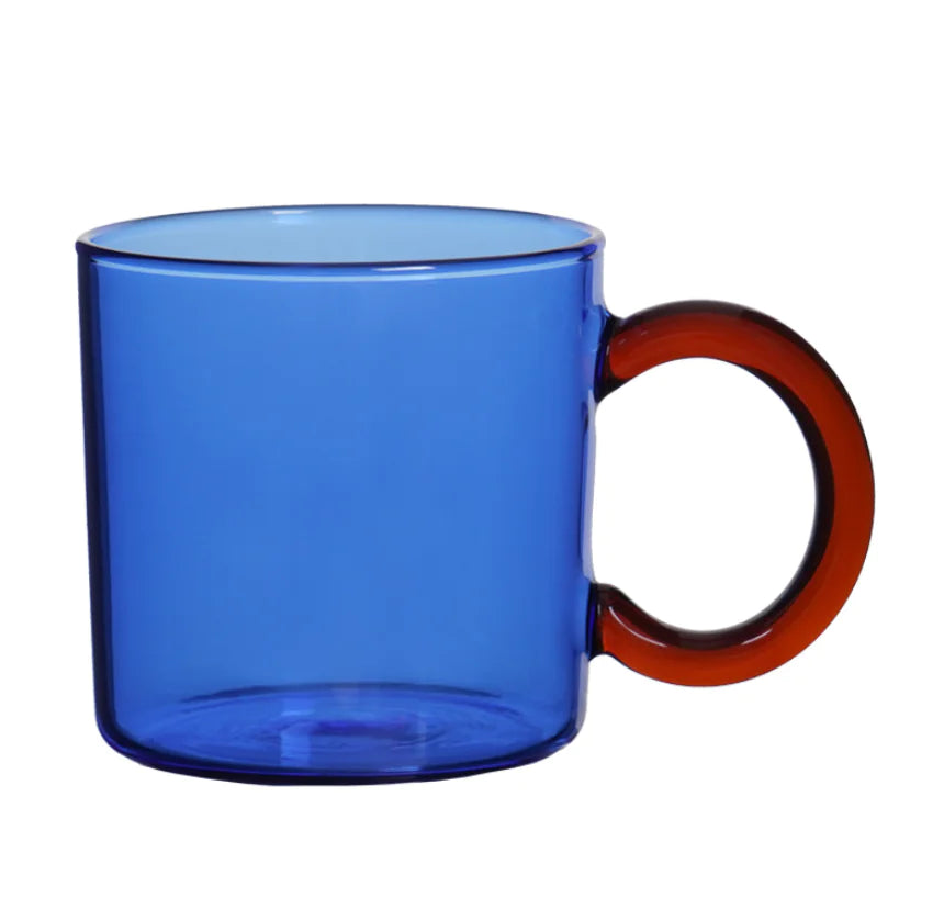 Borosilicate Glass Coffee Cup – 250ml Heat & Cold Resistant Mug