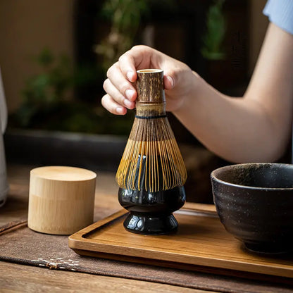 Traditional Bamboo Matcha Whisk – Authentic Japanese Tea Ceremony Tool