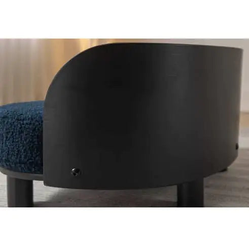 Scandi-Style Luxe Pet Sofa with Wood Legs