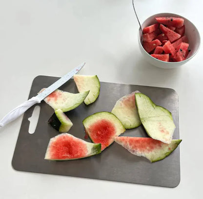 Double-Sided Titanium Cutting Board – Durable & Lightweight Kitchen/Camping Board