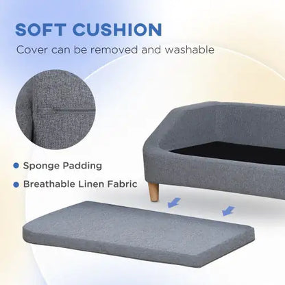 PawHut 38" Premium Dog Sofa