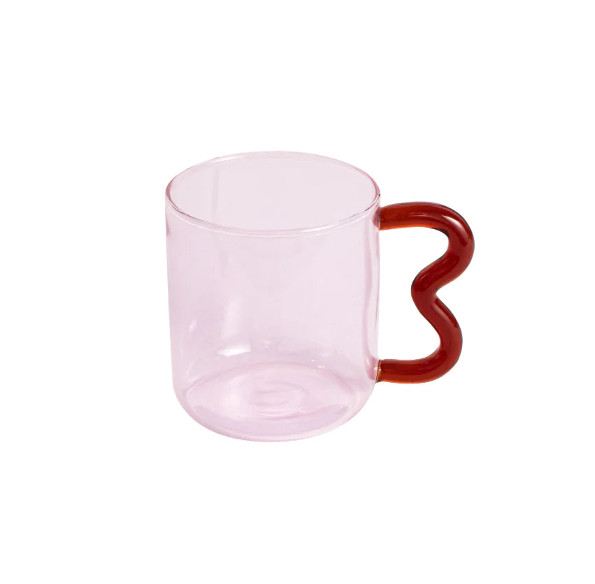 Colored Glass Art Mug – Handmade Heat-Resistant Mug 370ml