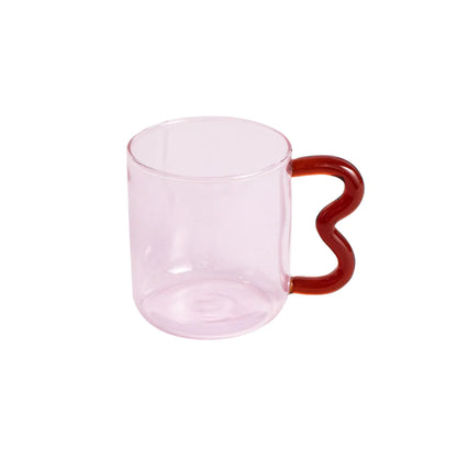 Colored Glass Art Mug – Handmade Heat-Resistant Mug 370ml
