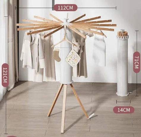 360° Rotating Foldable Drying Rack