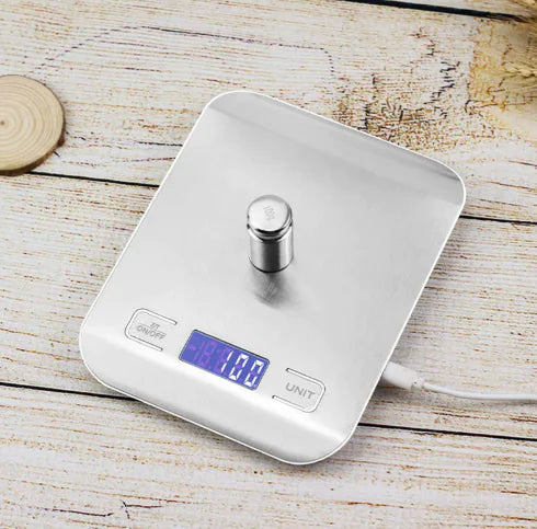 High-Precision Kitchen Scale – 10kg USB Rechargeable Food Scale