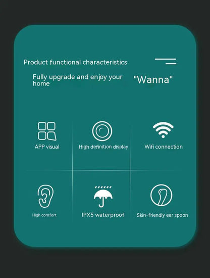 Wireless Smart HD Ear Endoscope – Safe & Easy Ear Cleaning Tool