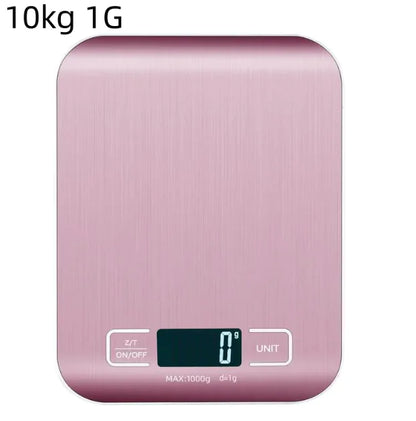 Stainless Steel Digital Kitchen Scale – Compact, Accurate, Stylish