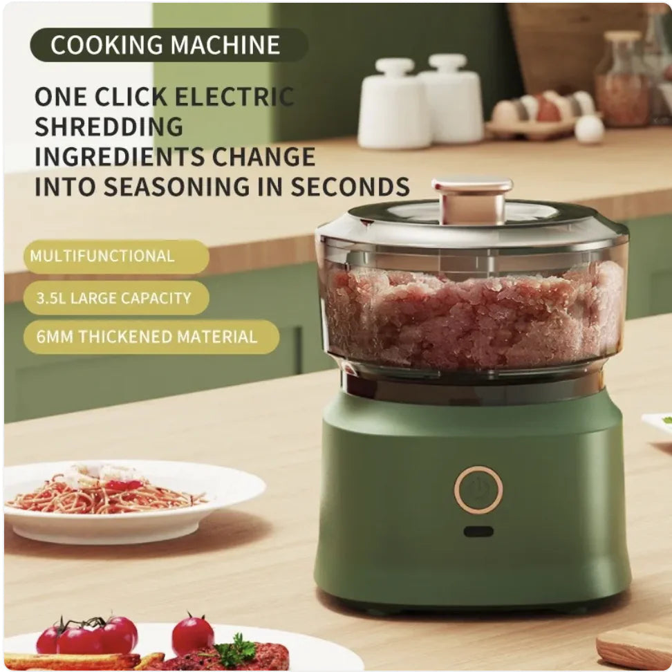 Electric Garlic Chopper with Adjustable Speed