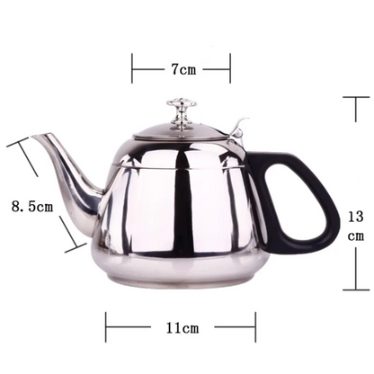 Stainless Steel Teapot – Durable Lightweight Tea Kettle for Stovetop