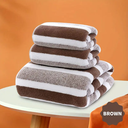 Soft Bath Towel Set 3-Piece