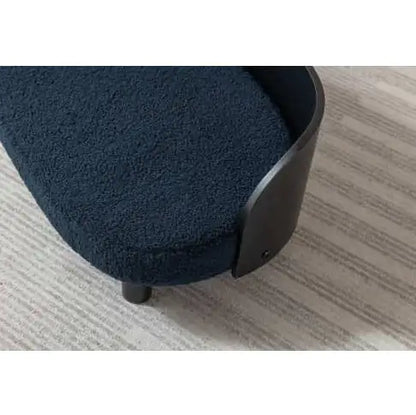 Scandi-Style Luxe Pet Sofa with Wood Legs