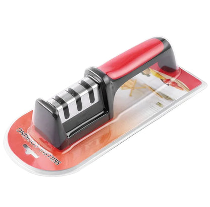 USB Electric Knife Sharpener – Compact ABS Kitchen Tool (Plug-In)
