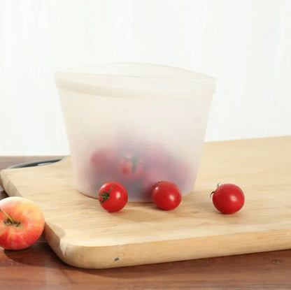 Reusable Silicone Food Storage Bag – Leakproof Freezer Envelope (500–1500ml)