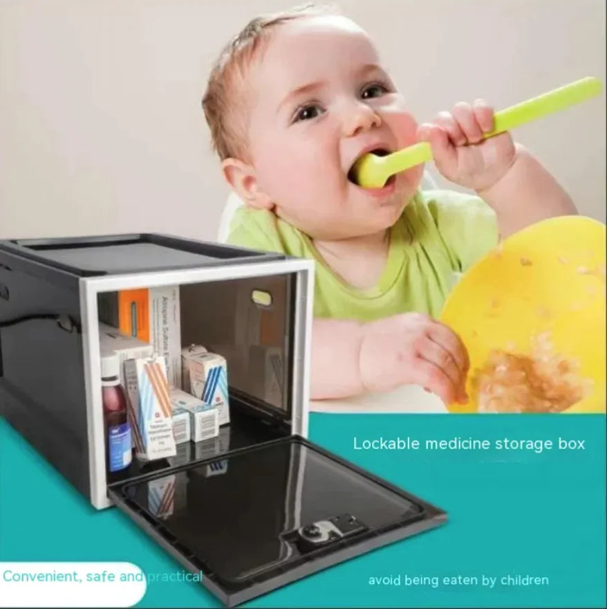 Multi-Purpose Transparent Lockable Storage Case