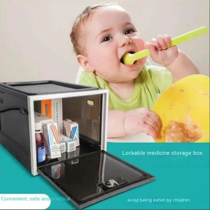 Multi-Purpose Transparent Lockable Storage Case