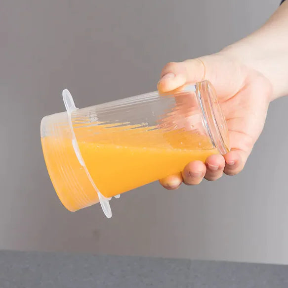 Silicone Stretch Lids – Reusable, Airtight, Eco-Friendly & Dishwasher-Safe (Set of 6)