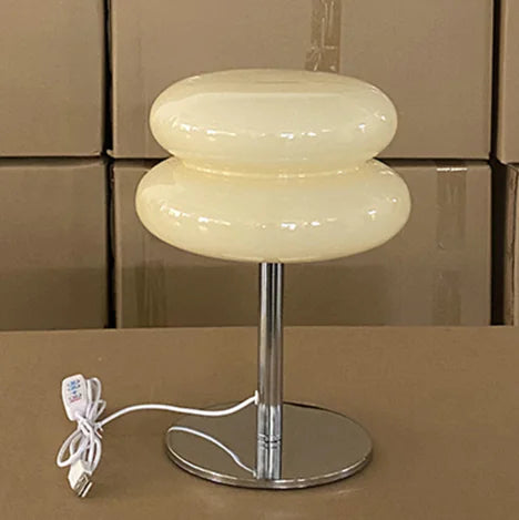 Modern Macaron Glass Table Lamp - Erna (One Set)