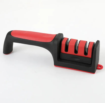 USB Electric Knife Sharpener – Compact ABS Kitchen Tool (Plug-In)