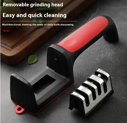 USB Electric Knife Sharpener – Compact ABS Kitchen Tool (Plug-In)