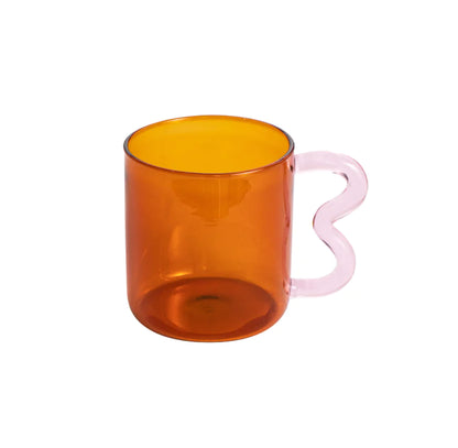 Colored Glass Art Mug – Handmade Heat-Resistant Mug 370ml