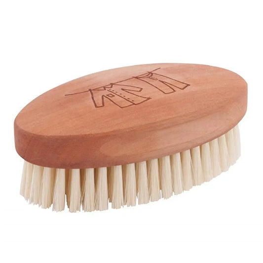 REDECKER Laundry Brush – 4.5" Pig Bristle with Pearwood Handle, Made in Germany