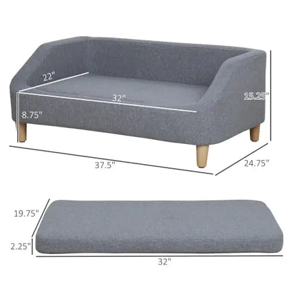 PawHut 38" Premium Dog Sofa
