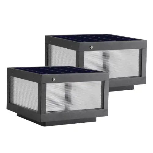 Eco-Friendly Dimmable Solar Wall Light - Twin Pack
