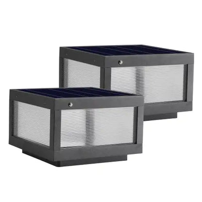Eco-Friendly Dimmable Solar Wall Light - Twin Pack