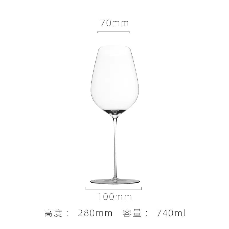 Ultra-Thin Crystal Wine Glasses – Elegant Glassware for Red & White Wine